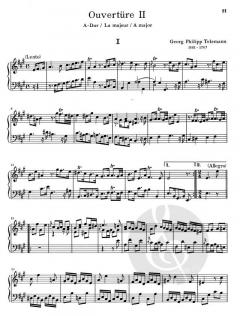 6 Ouvertüren von Georg Philipp Telemann 