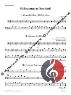 Weihnachten im Barockstil von Manfredo Zimmermann 