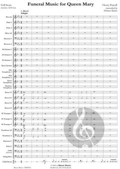 Funeral Music for Queen Mary von Henry Purcell (Download) 