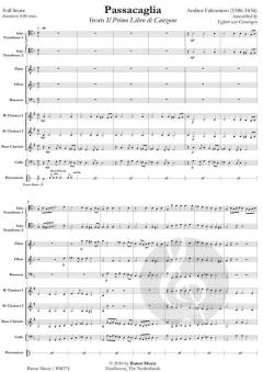 Passacaglia von Andrea Falconieri (Download) 