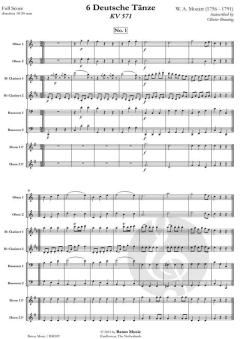 6 Deutsche Tänze KV 571 von Wolfgang Amadeus Mozart (Download) 