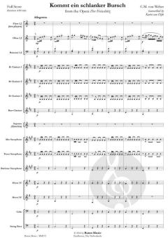 Kommt ein schlanker Bursch gegangen von Carl Maria von Weber (Download) 
