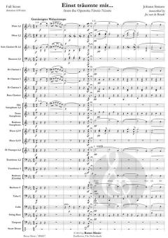 Einst träumte mir ... von Johann Strauss (Sohn) (Download) 