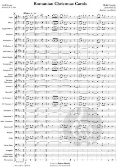 Romanian Christmas Carols von Béla Bartók (Download) 