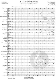Coro d'Introduzione - Gli aranci olezzano von Pietro Mascagni (Download) 
