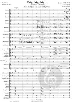 Drig, drig, drig.... (Choeur des Étudiants) von Jacques Offenbach (Download) 