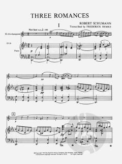 Three Romances von Robert Schumann 