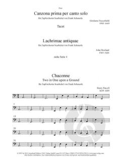Canzona prima, Lachrimae antiquae, Chaconne von Girolamo Frescobaldi 