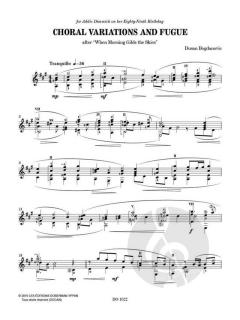 Choral Variations and Fugue von Dusan Bogdanovic 