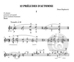 12 Préludes D'Automne von Dusan Bogdanovic 
