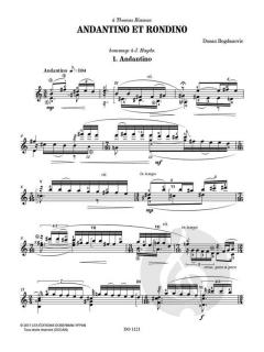 Andantino et Rondino von Dusan Bogdanovic 