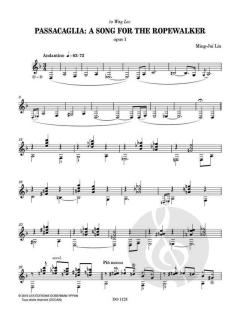 Passacaglia: A Song For The Ropewalker von Ming-Jui Liu 