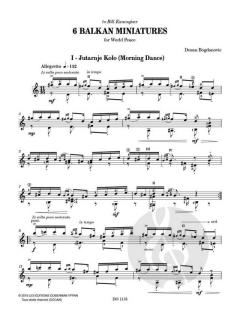 6 Balkan Miniatures von Dusan Bogdanovic 