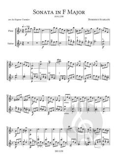 4 Sonatas K151, K296, K58, K445 von Domenico Scarlatti 