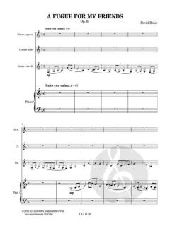 A Fugue For My Friends op. 61 von David Braid 