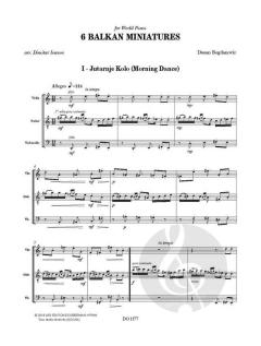6 Balkan Miniatures von Dusan Bogdanovic 