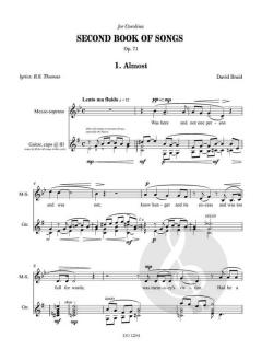 Second Book Of Songs von David Braid 