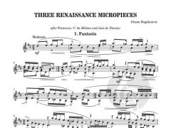 3 Renaissance Micropieces von Dusan Bogdanovic 