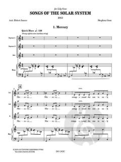 Songs Of The Solar System - Partie De Choeur von Stephen Goss 