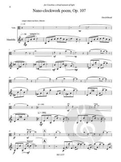 Four Disparate Pieces For Viola And Mandolin von David Braid 