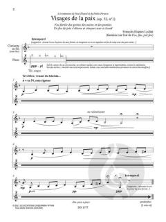 Visages De La Paix op. 52 von François-Hugues Leclair 