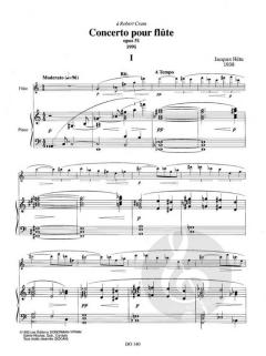 Concerto for flute op. 51 von Jacques Hétu 