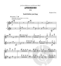 Aphorisms von Stephen Goss 