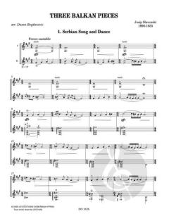 3 Balkan Pieces von Josip Slavenski 