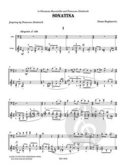 Sonatina von Dusan Bogdanovic 