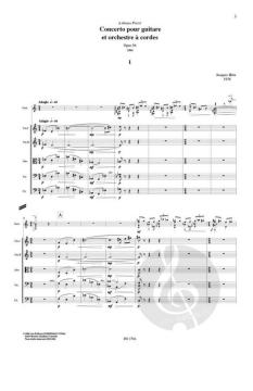 Concerto for guitar op. 56 von Jacques Hétu 