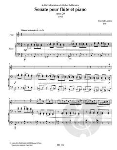 Sonate op. 29 von Rachel Laurin 