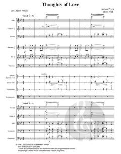 Thoughts of Love von Arthur Pryor 