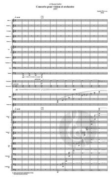 Concerto for violin von A. Prevost 