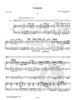 Concerto for trombone von Georg Christoph Wagenseil 