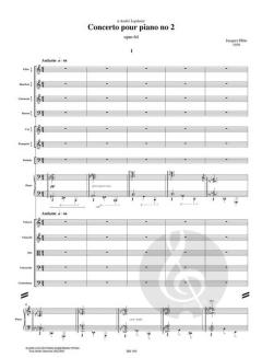 Concerto for piano no. 2 op. 64 von Jacques Hétu 