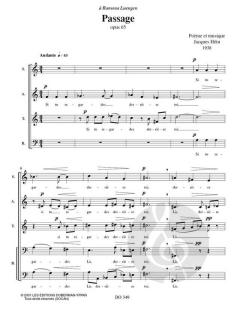 Passage op. 65 von Jacques Hétu 