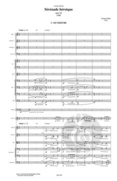 Sérénade héroïque op. 62, horn & orchestra von Jacques Hétu 