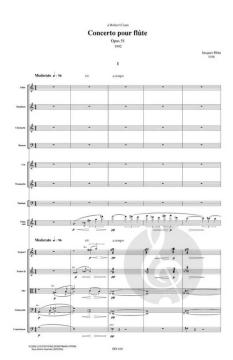 Concerto for flute op. 51 von Jacques Hétu 