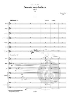 Concerto pour clarinette von Jacques Hétu 