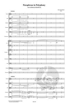 Paraphrase in Polyphony von Alexander Brott 