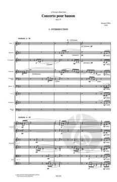 Concerto for bassoon op. 31 von Jacques Hétu 