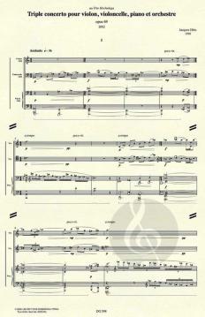 Triple concerto op. 69 von Jacques Hétu 