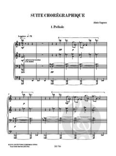 Suite chorégraphique von Alain Gagnon 