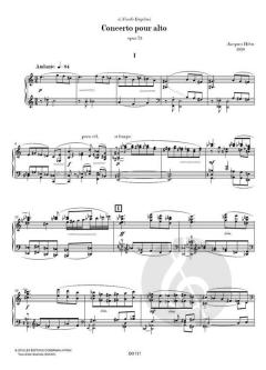 Concerto pour alto op. 75 von Jacques Hétu 