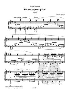 Concerto pour piano, op. 46 von Rachel Laurin 