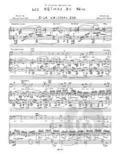 Les abîmes du rêve op. 36 réduction de piano von Jacques Hétu 