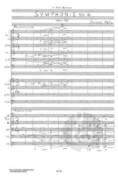 Symphonie no 4 op. 55 von Jacques Hétu 