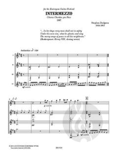Intermezzo von Stephan Dodgson 