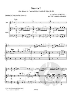 3 Sonatas for Flute and Piano von Wolfgang Amadeus Mozart 