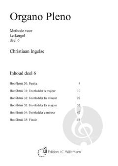 Organo Pleno, Methode Voor Kerkorgel Deel 6 von Christiaan Ingelse 